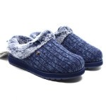 Skechers slipper blauw textiel 31204